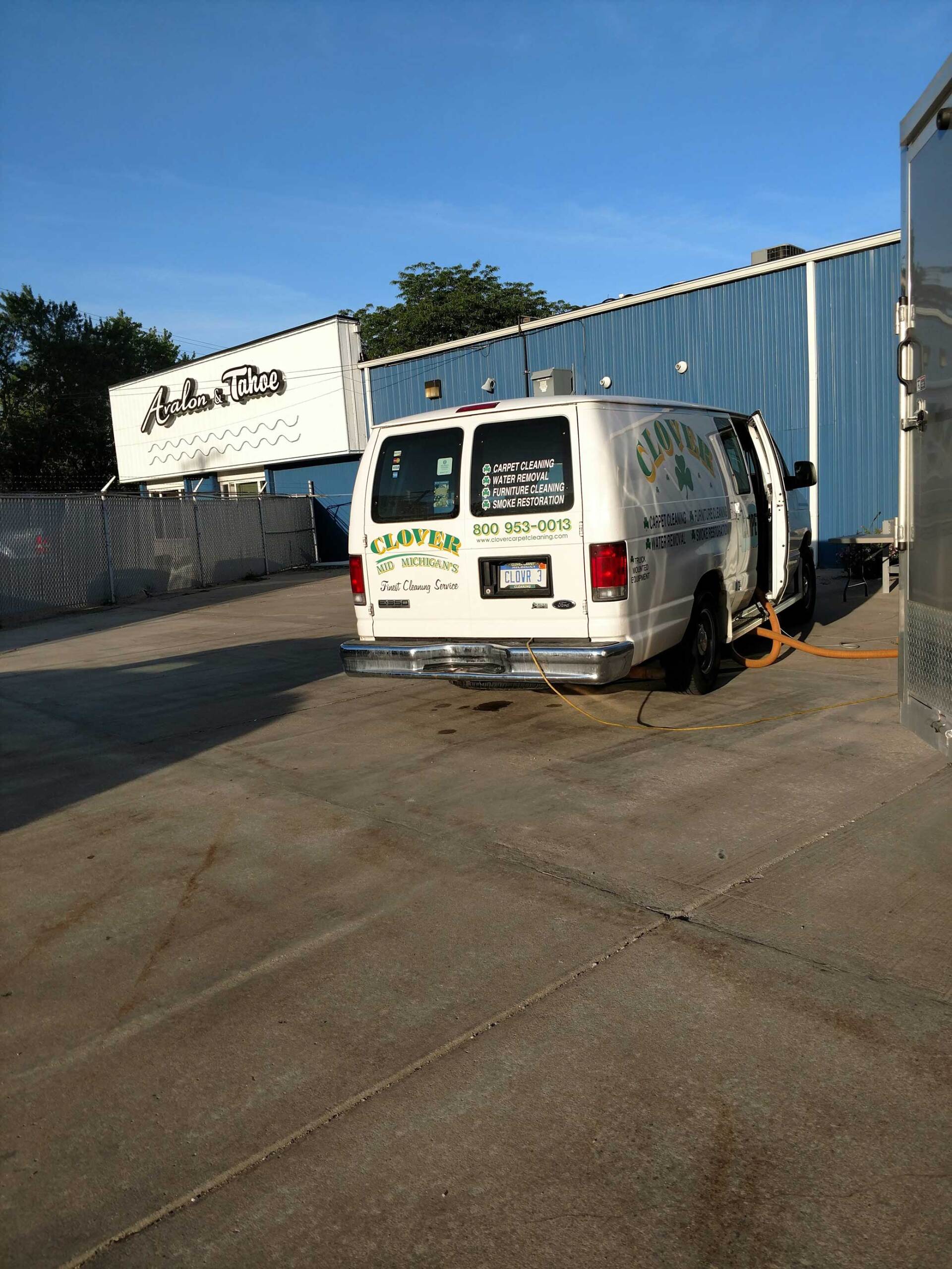 Clover Carpet Cleaning Truck — St. John’s, MI — Clover Carpet Cleaning