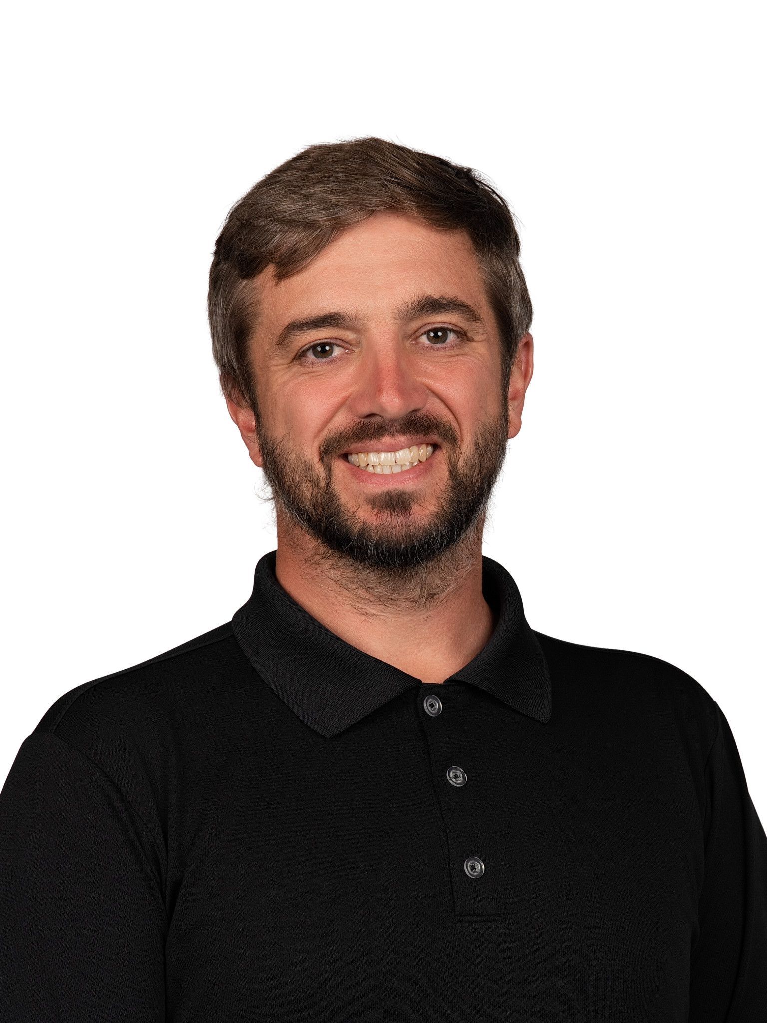 A headshot of someone called Petrut Bambanac. He is standing against a purple wall