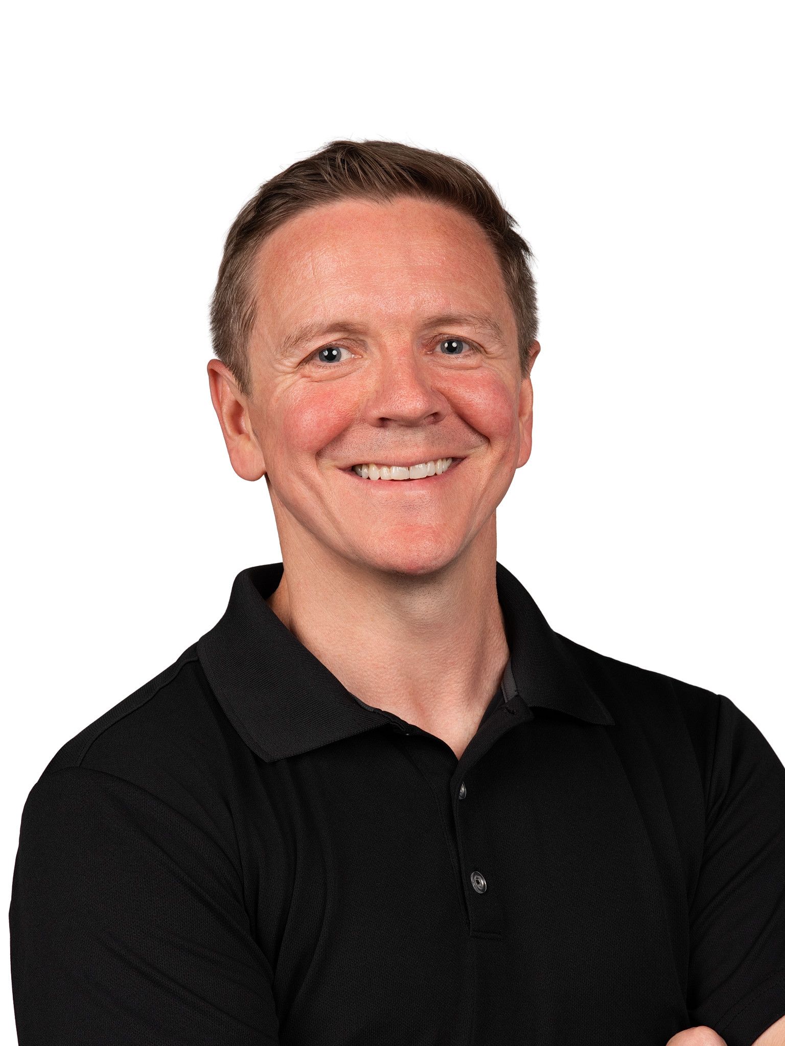 A headshot of someone called Petrut Bambanac. He is standing against a purple wall