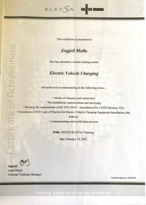 EV Charger Installation