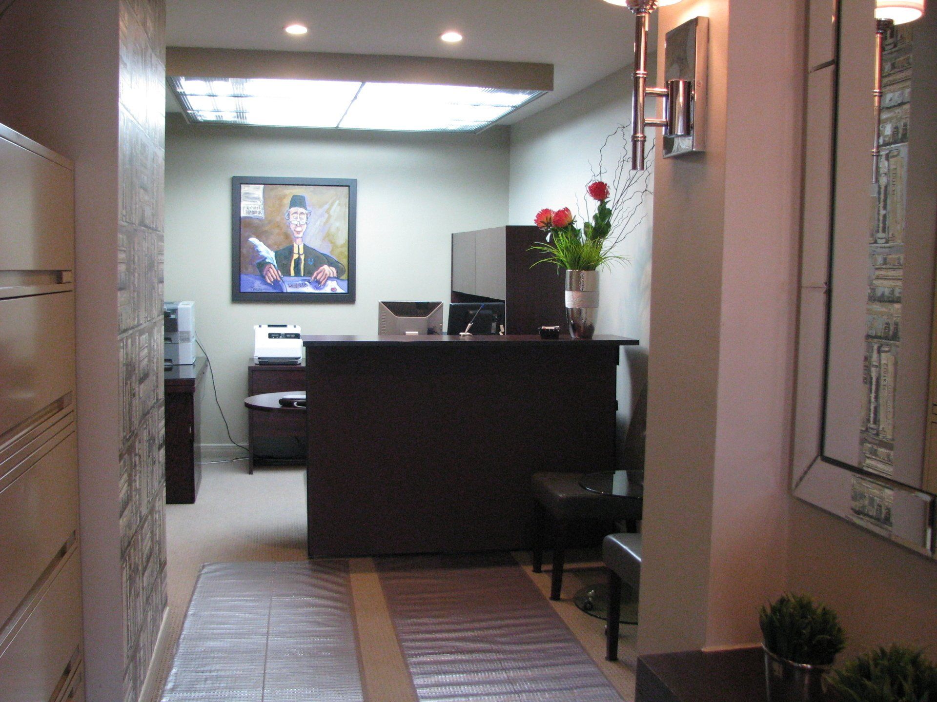 inside nicely arranged office