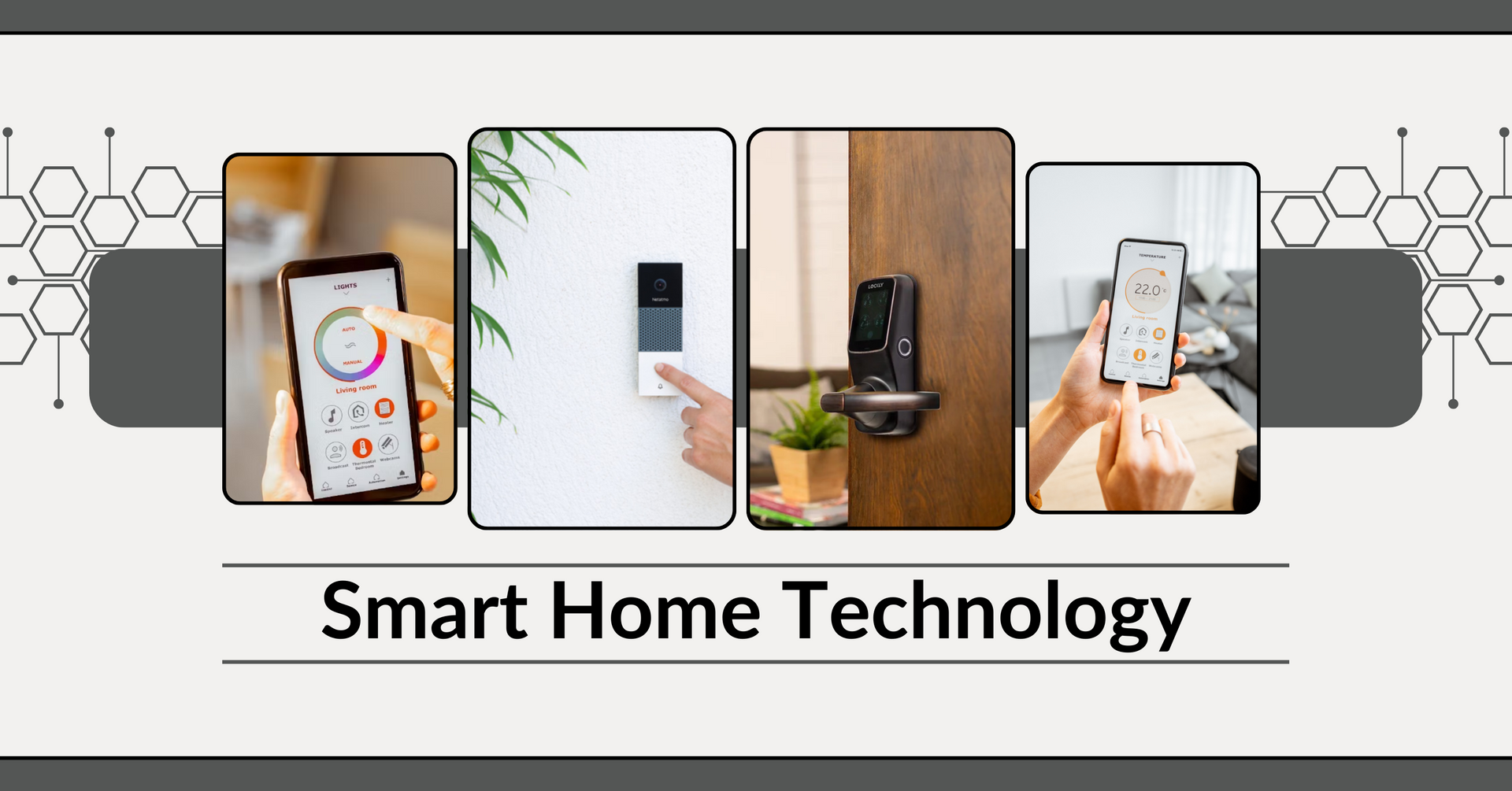 A person is holding a smart home technology device in their hand.