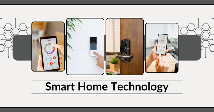 A person is holding a smart home technology device in their hand.