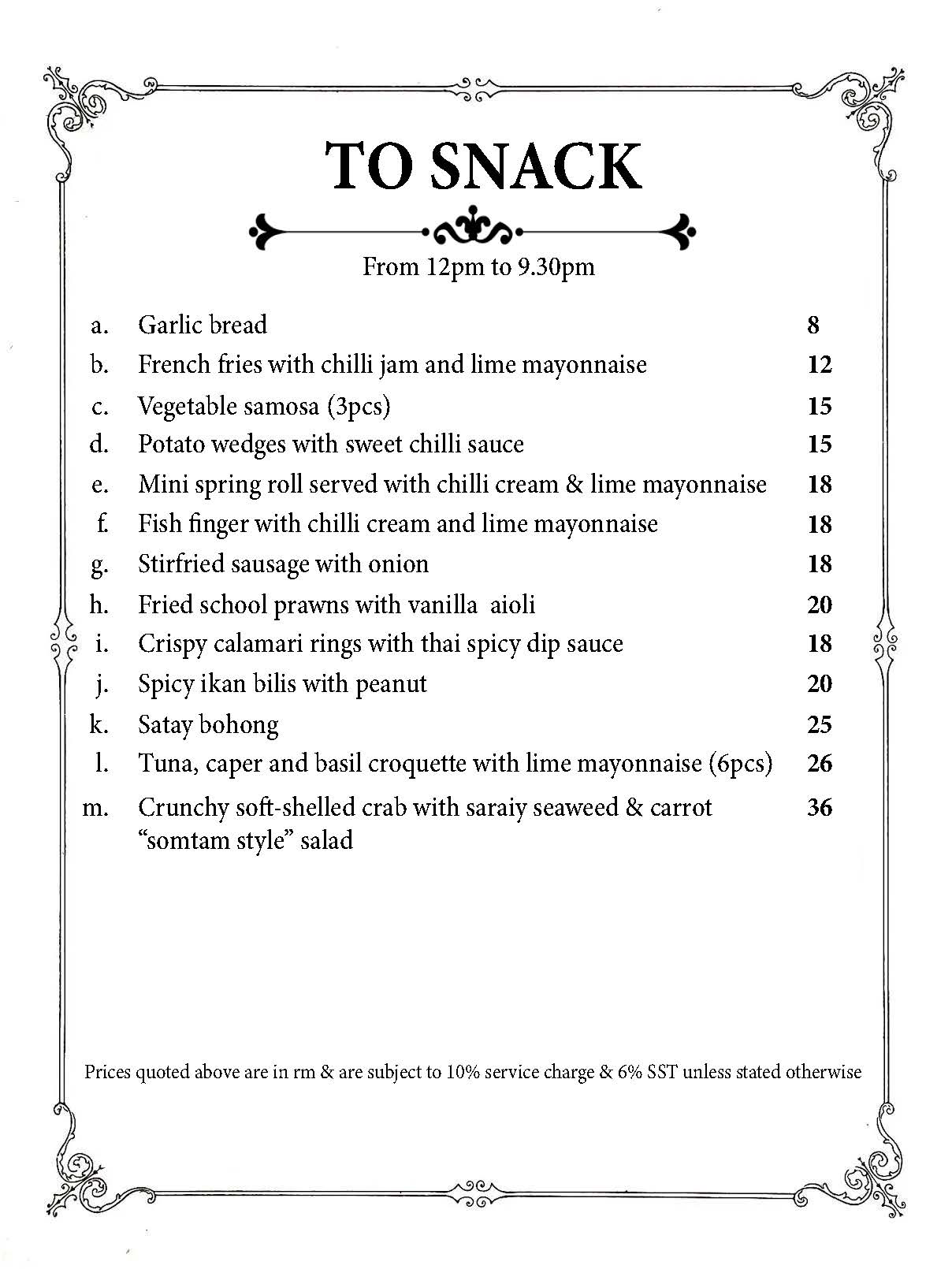 Beach Bar Penang to Beach Blanket Babylon