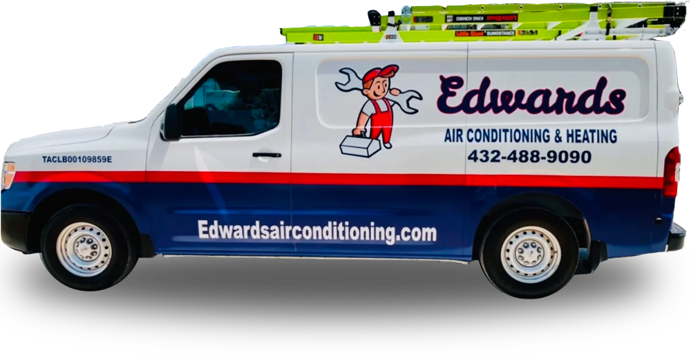 Edwards Air Conditioning and Heating Service Truck - HVAC Services Near You