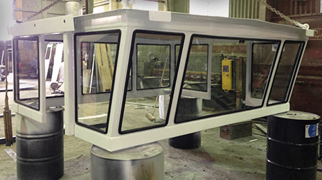 Agricultural machinery glass