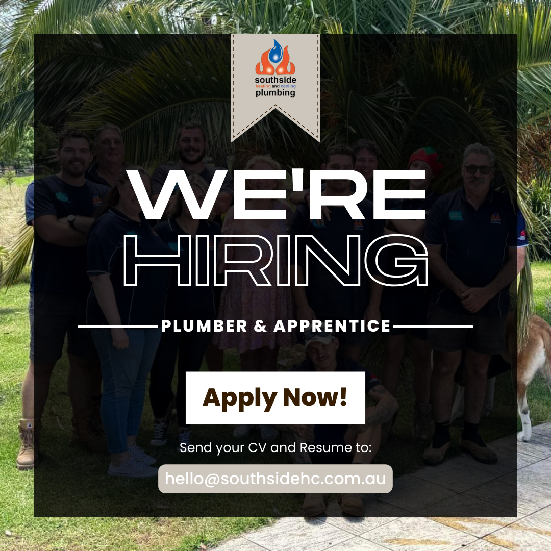 Were Hiring — Langwarrin, VIC — Southside Plumbing Heating & Cooling