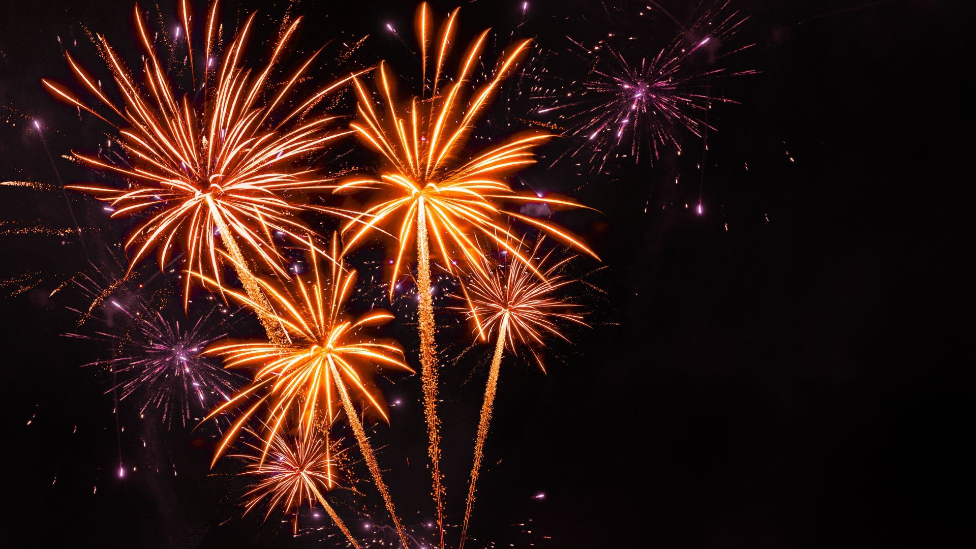 July 3rd sky show at Truist Field with the Charlotte Knights