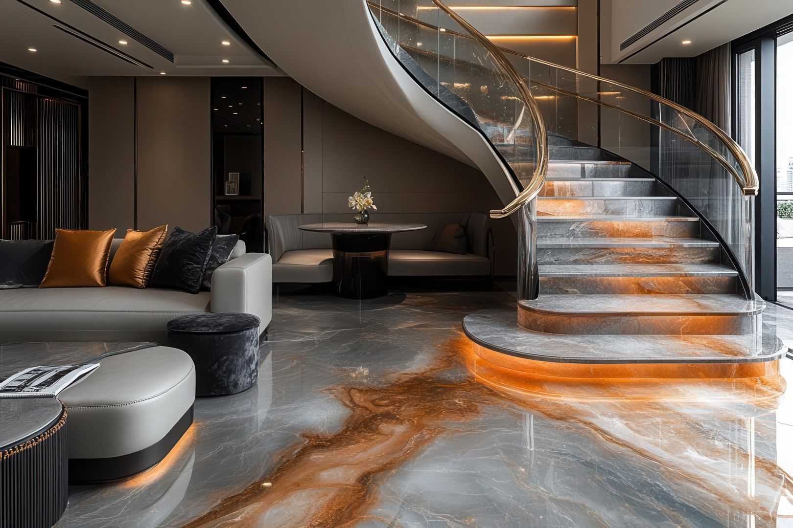 Metallic and Decorative epoxy flooring