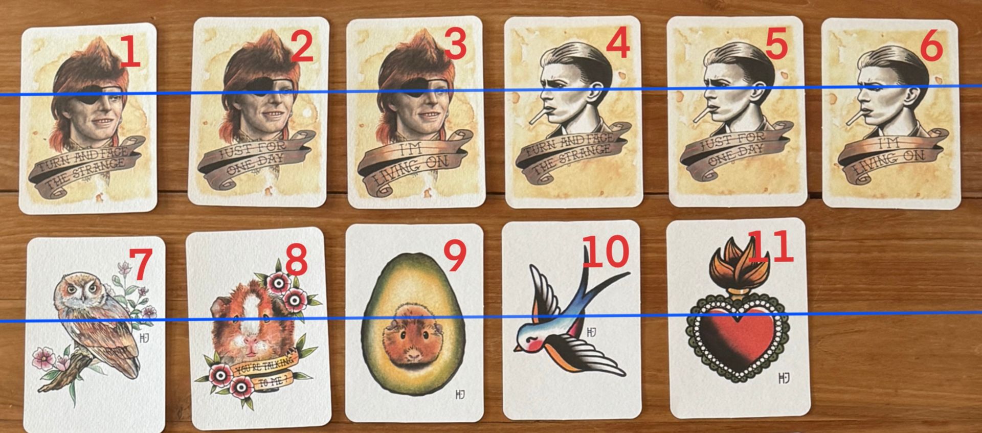 Set of 5 cards / mini prints – you choose which ones