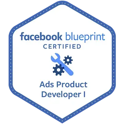 Facebook blueprint Certified Badge logo