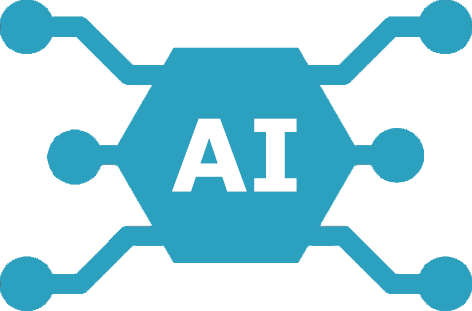 A blue icon with the word ai on it.