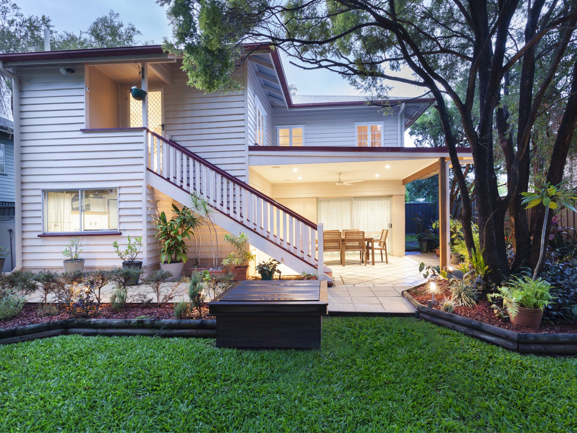 Modern White Home And Alfresco Area — Australian Pest Solution in Port Stephens, NSW