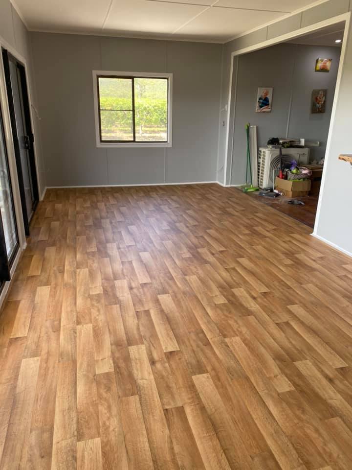 Wooden Brown Floor Cover — Mareeba Floor Coverings Centre in Mareeba, QLD