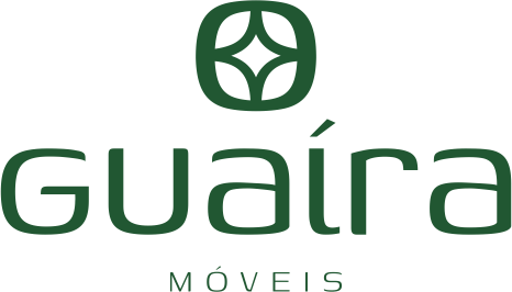 Um logotipo verde e branco para uma empresa chamada guara moveis.