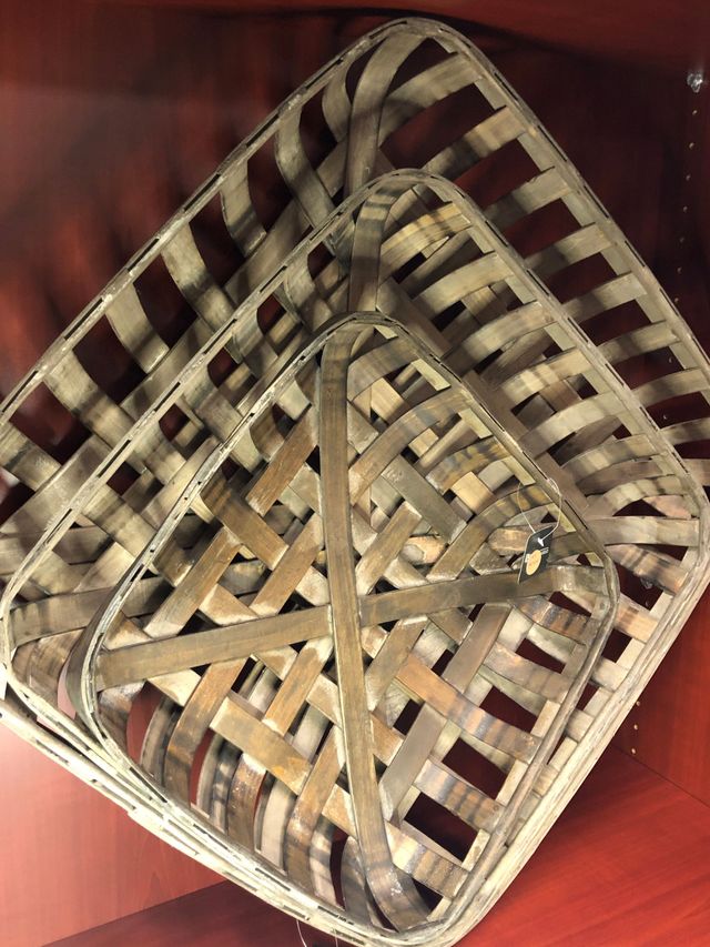 Tobacco Baskets (Set of 3)