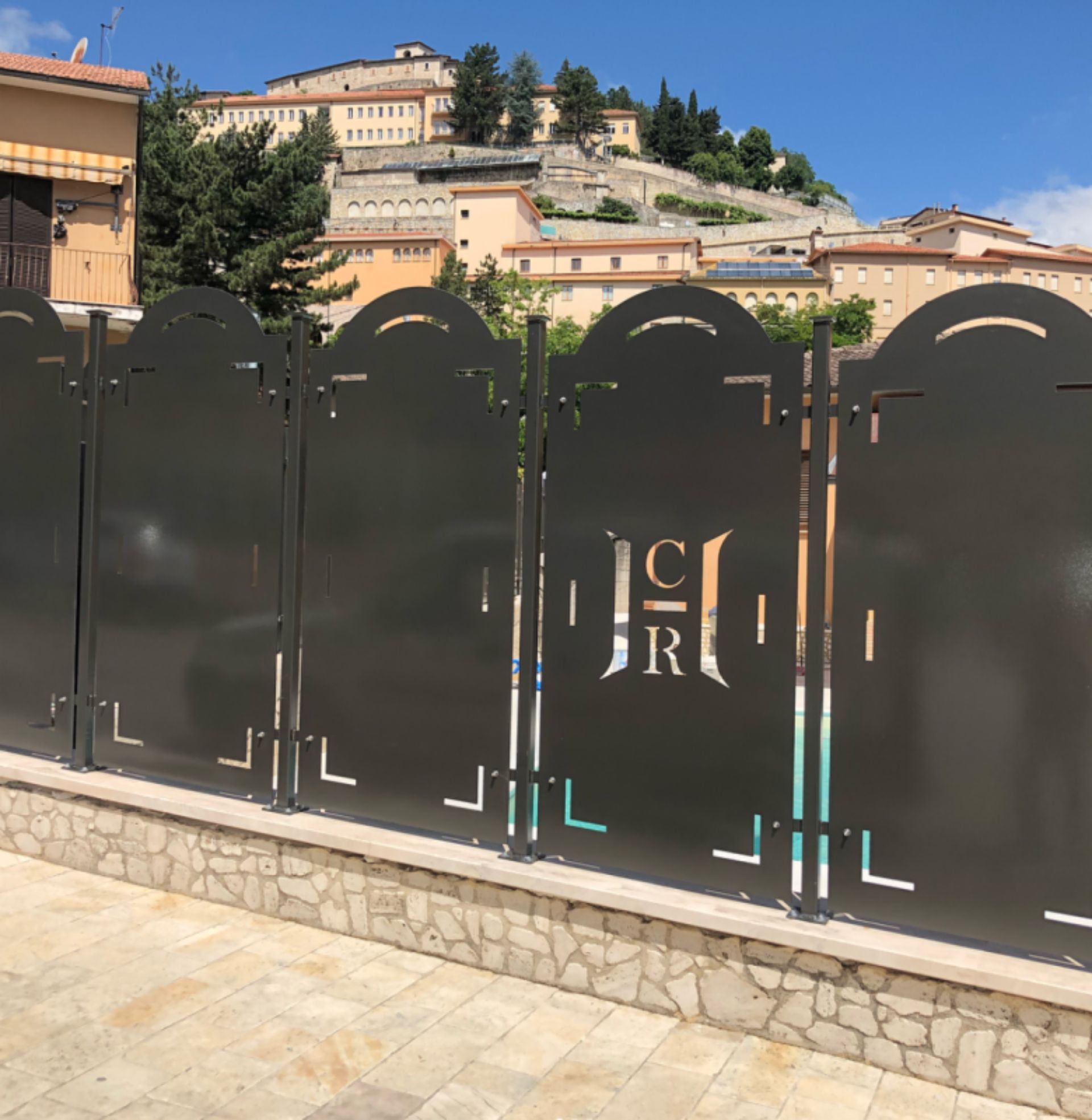 recinzione in metallo