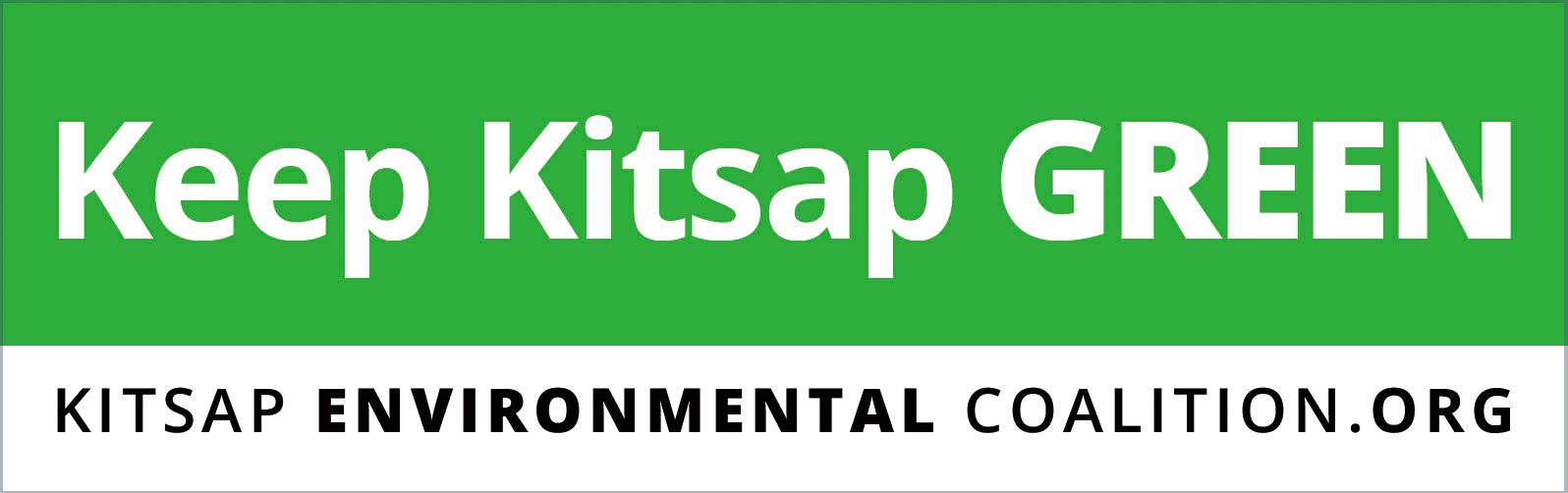 Keep Kitsap Green bumper sticker