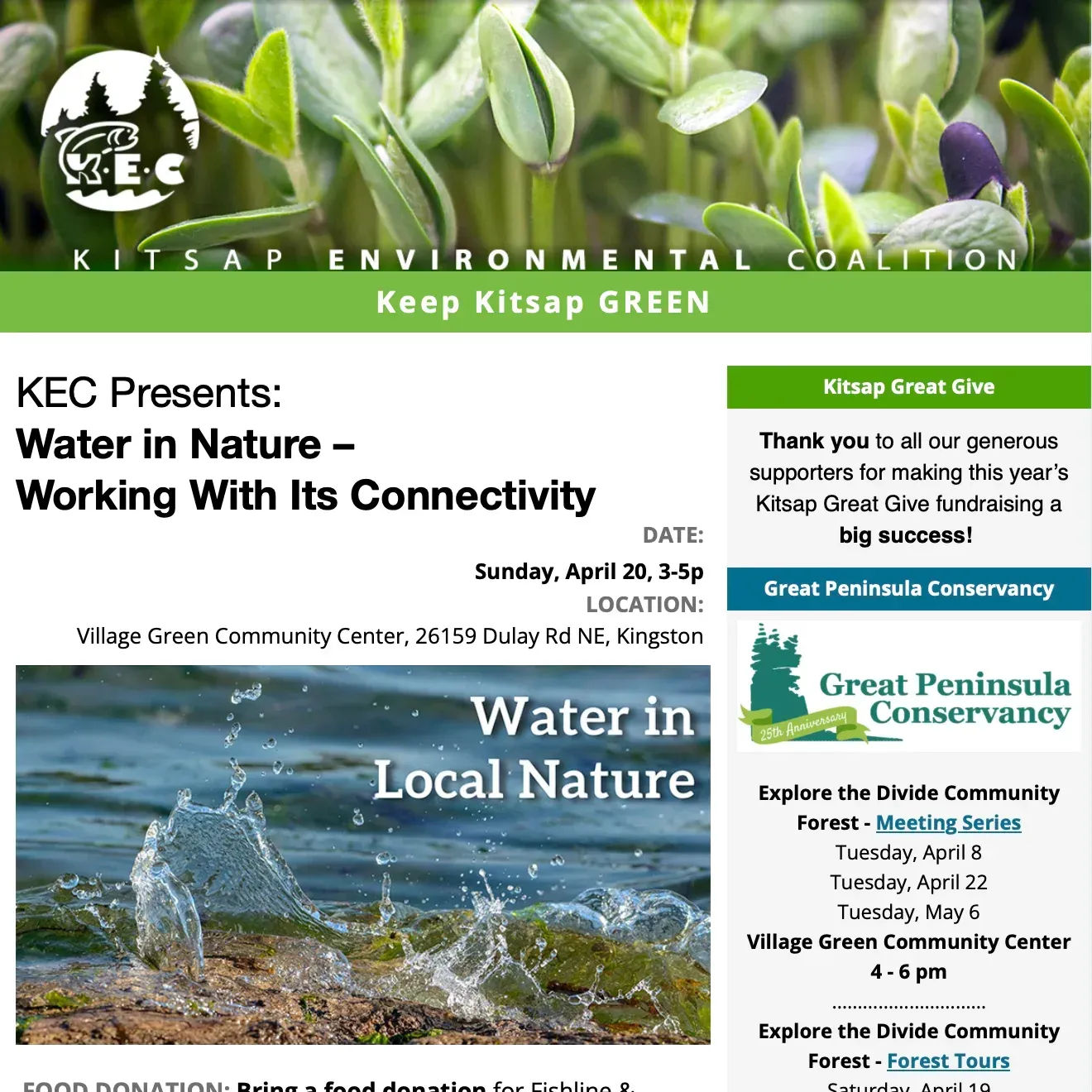 KEC April 2025 Newsletter
