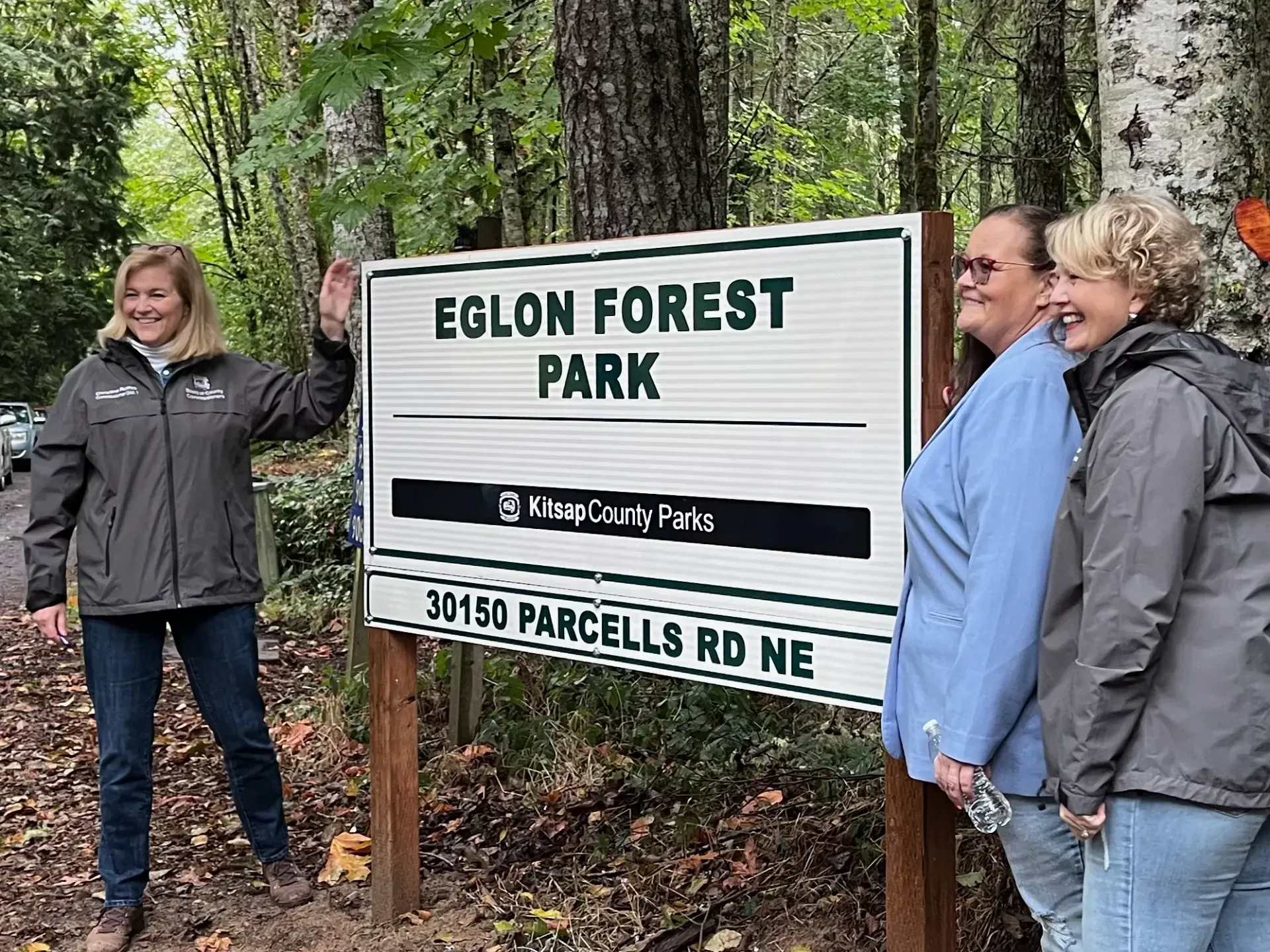 New Eglon Forest Park sign