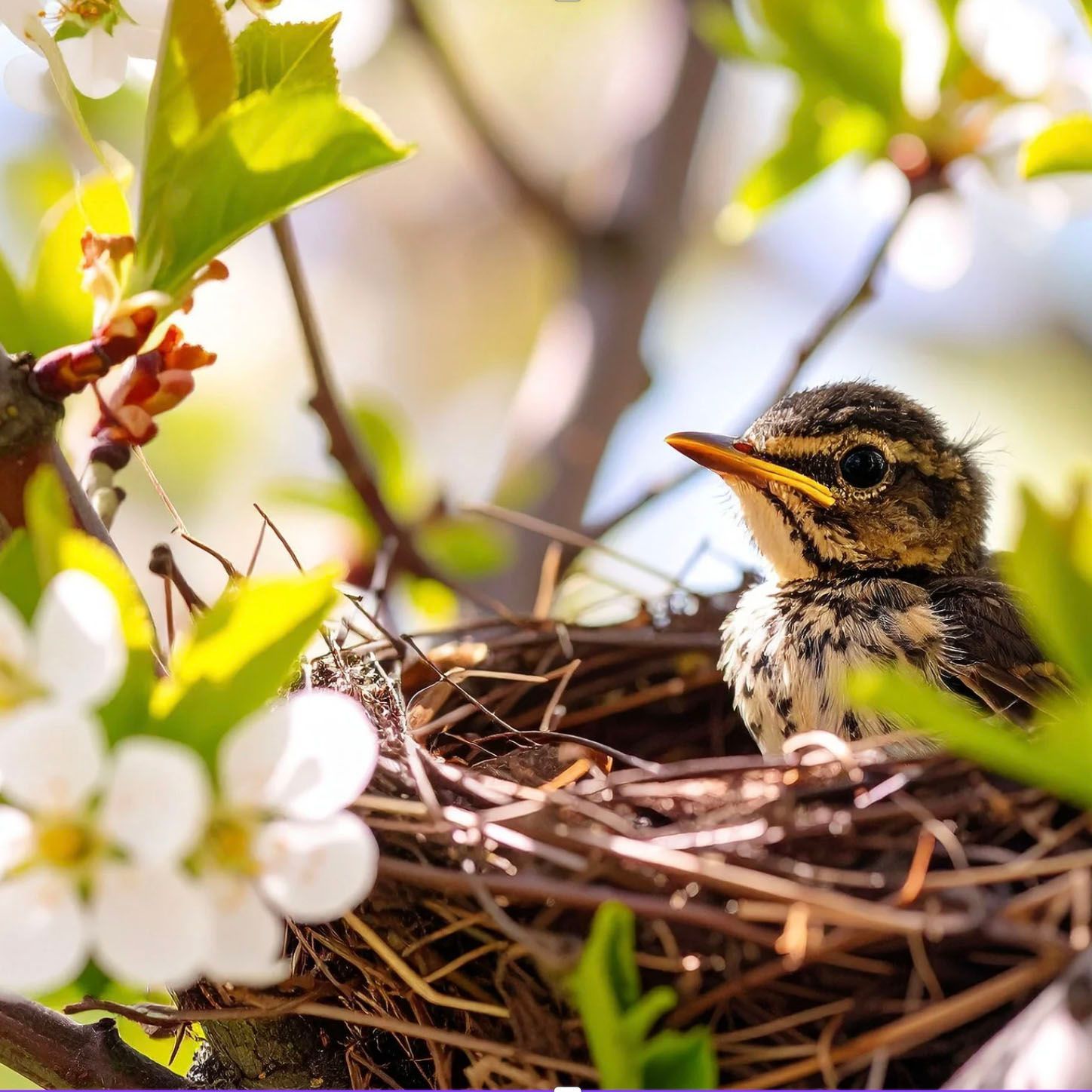 bird in nest