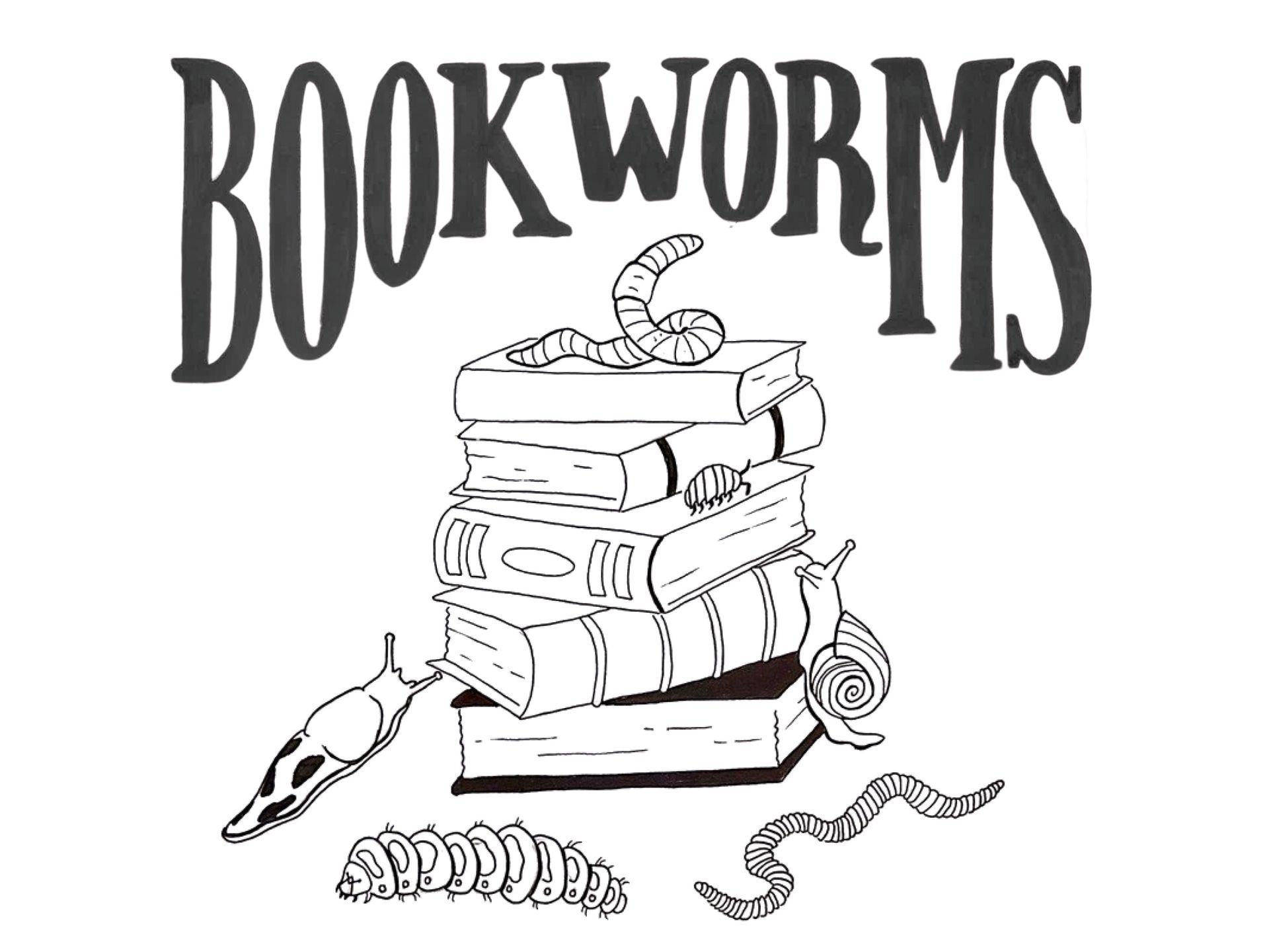 Book Worms book club graphic