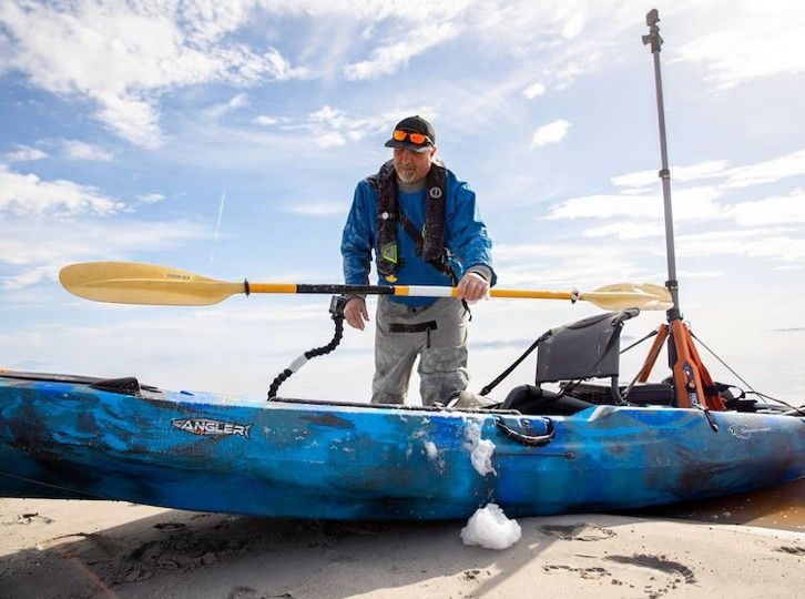 Co-founder Brian Footen prepares for coastal survey