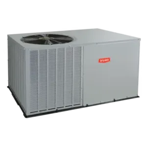 A bryant air conditioner on a white background