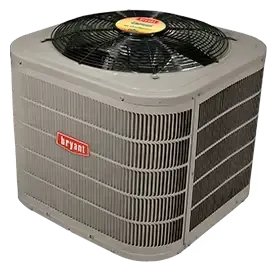 A bryant air conditioner on a white background