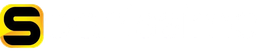 Logo mit einem gelben und schwarzen „S“ in einem abgerundeten Quadrat.