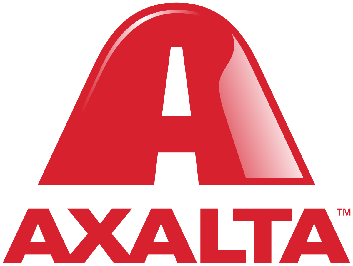 A red logo for axalta on a white background