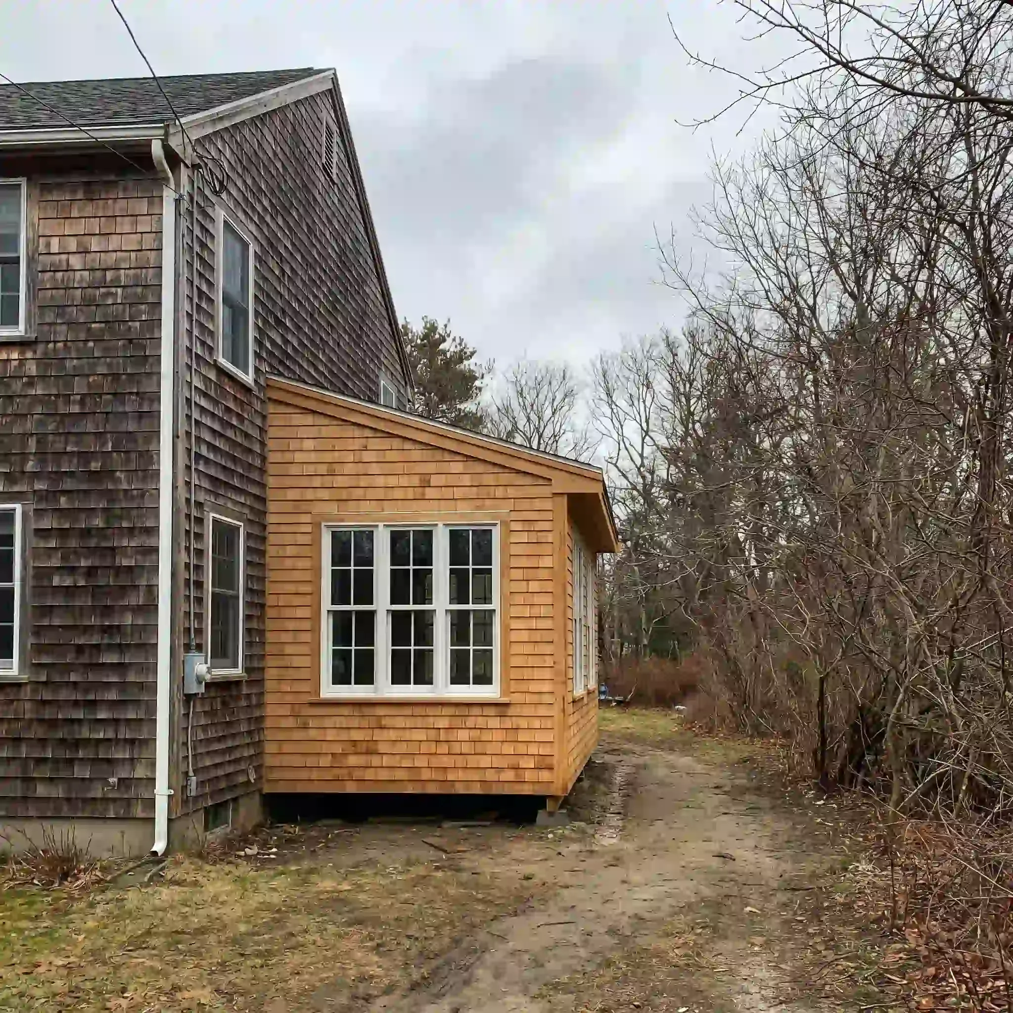 Before and after addition Cape Elizabeth ME