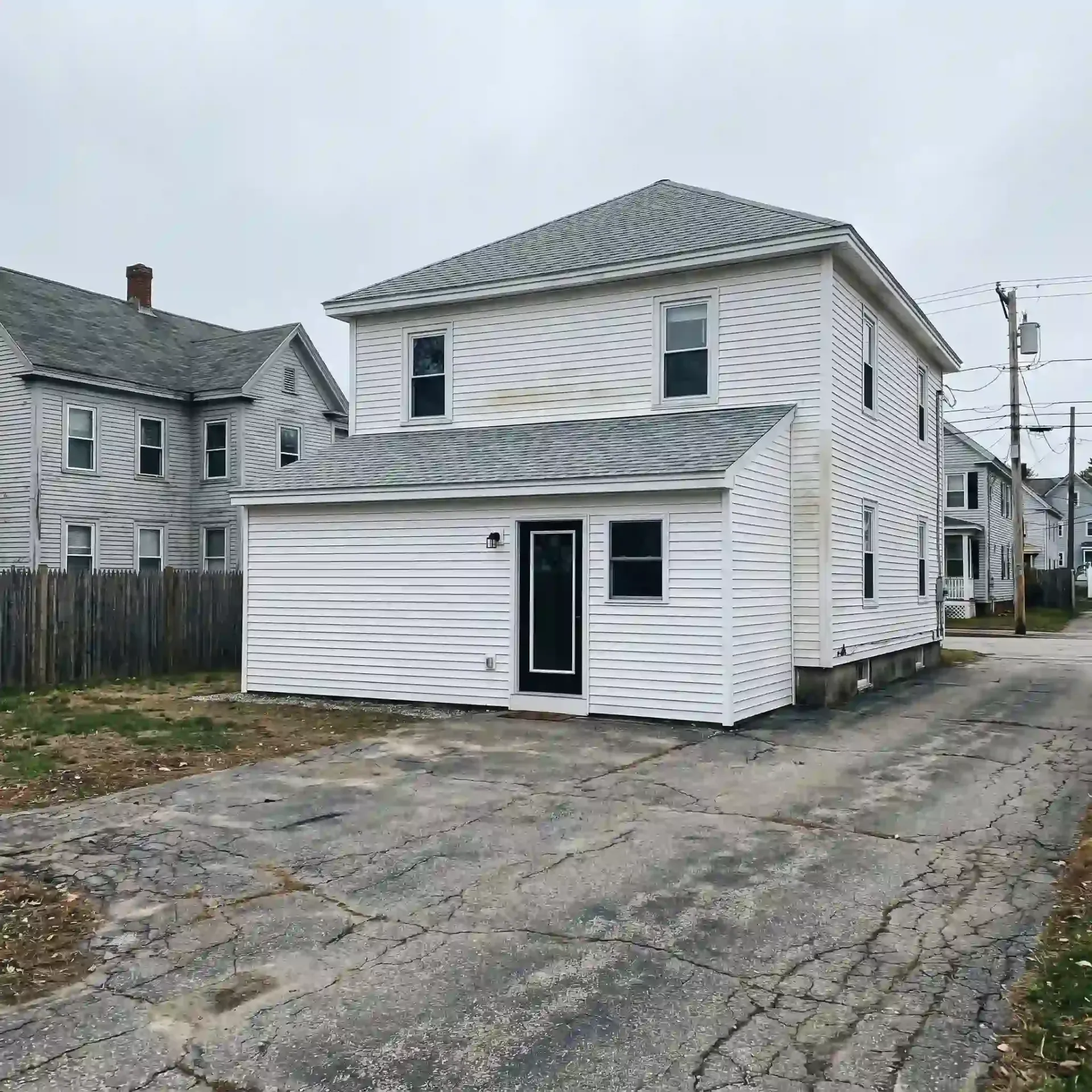 Before and after addition mill home Saco ME Before and after addition mill home Saco ME