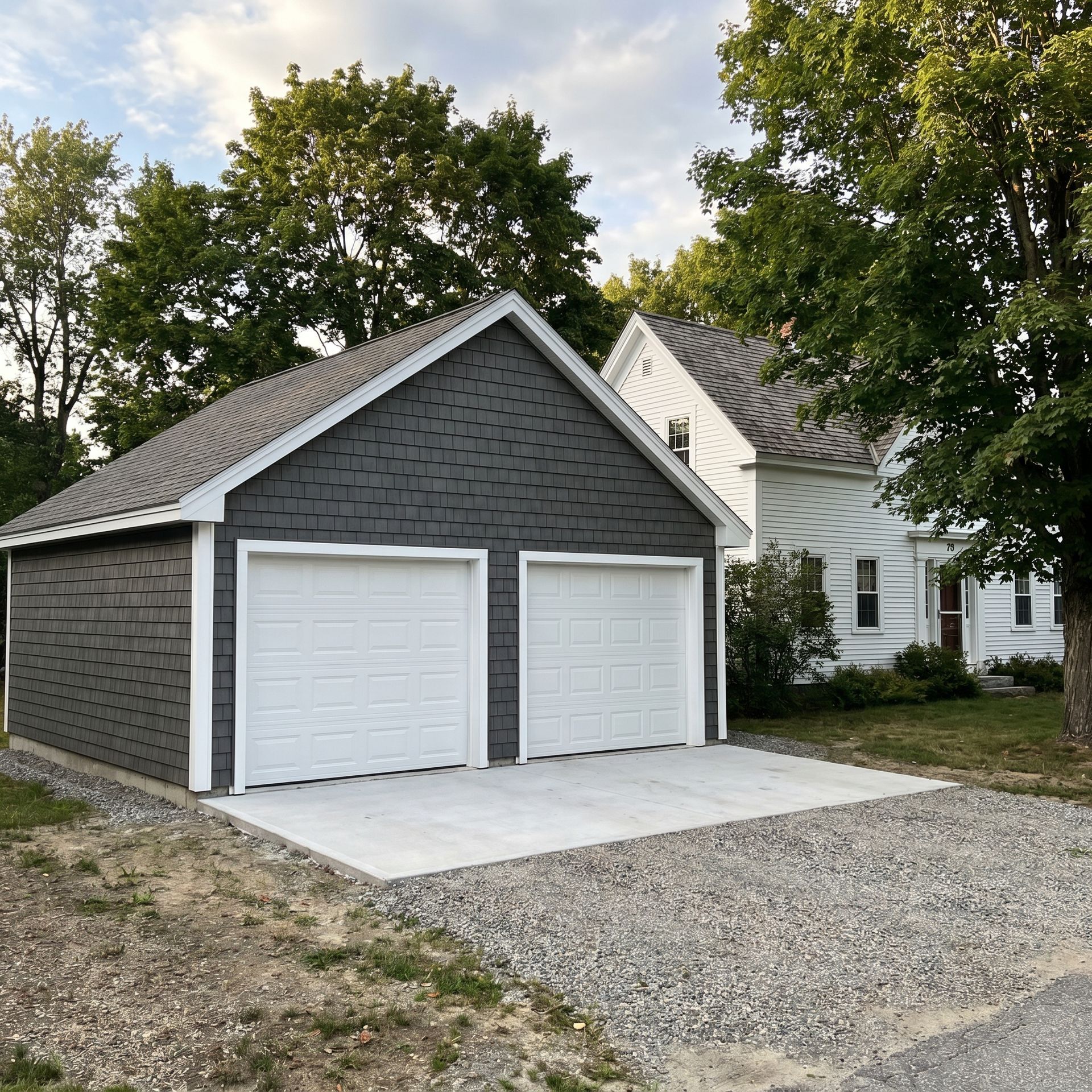 Finished garage Freeport ME Legacy Construction Finished garage Freeport ME Legacy Construction