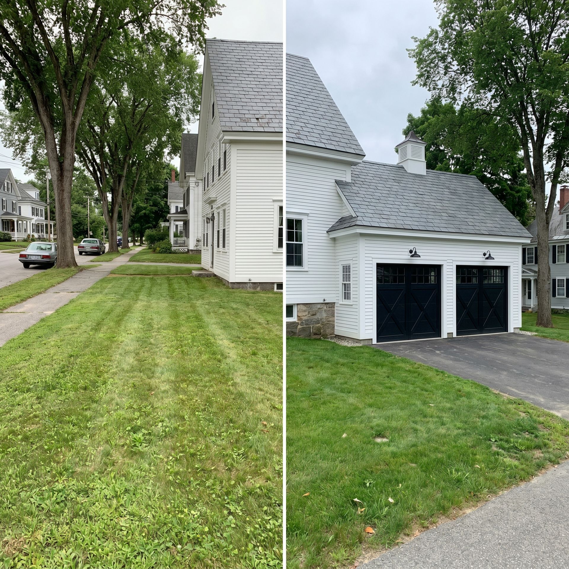 Before and after attached garage Kennebunk ME Before and after attached garage Kennebunk ME