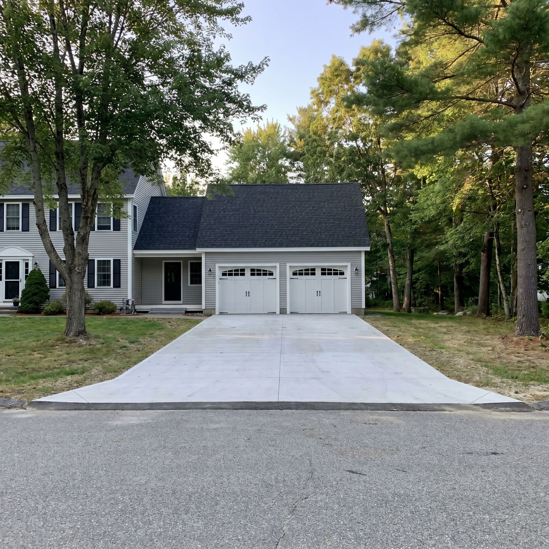 Finished large attached garage Scarborough ME Legacy Construction Finished large attached garage Scarborough ME Legacy Construction