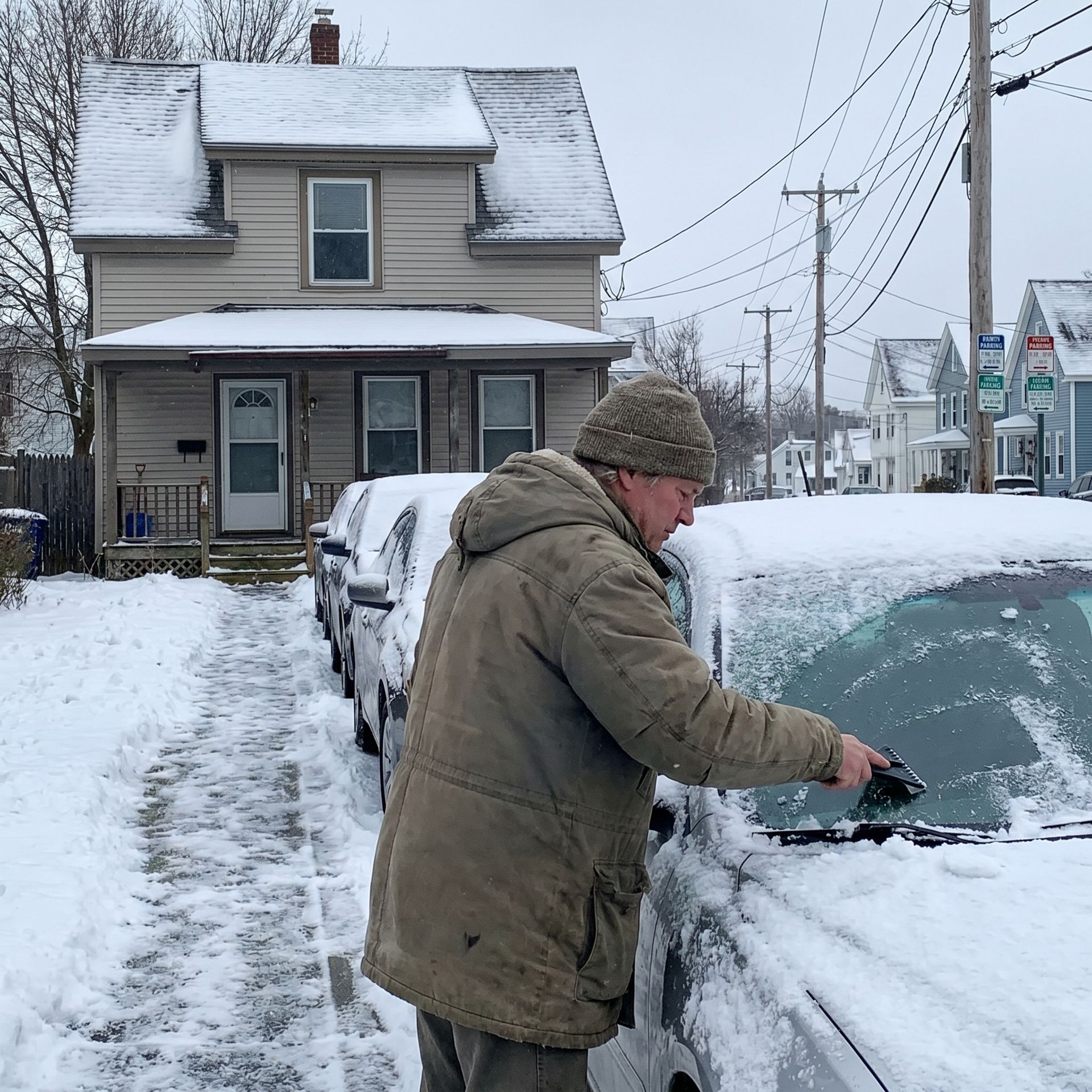 South Portland homeowner parking on street without garage South Portland homeowner parking on street without garage
