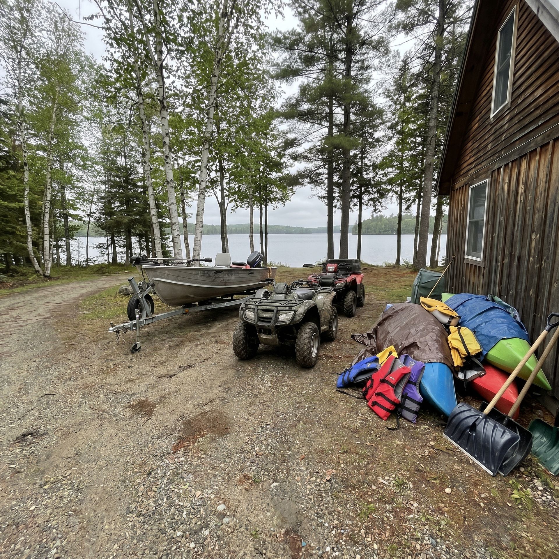 Standish lakefront property without garage storage Standish lakefront property without garage storage
