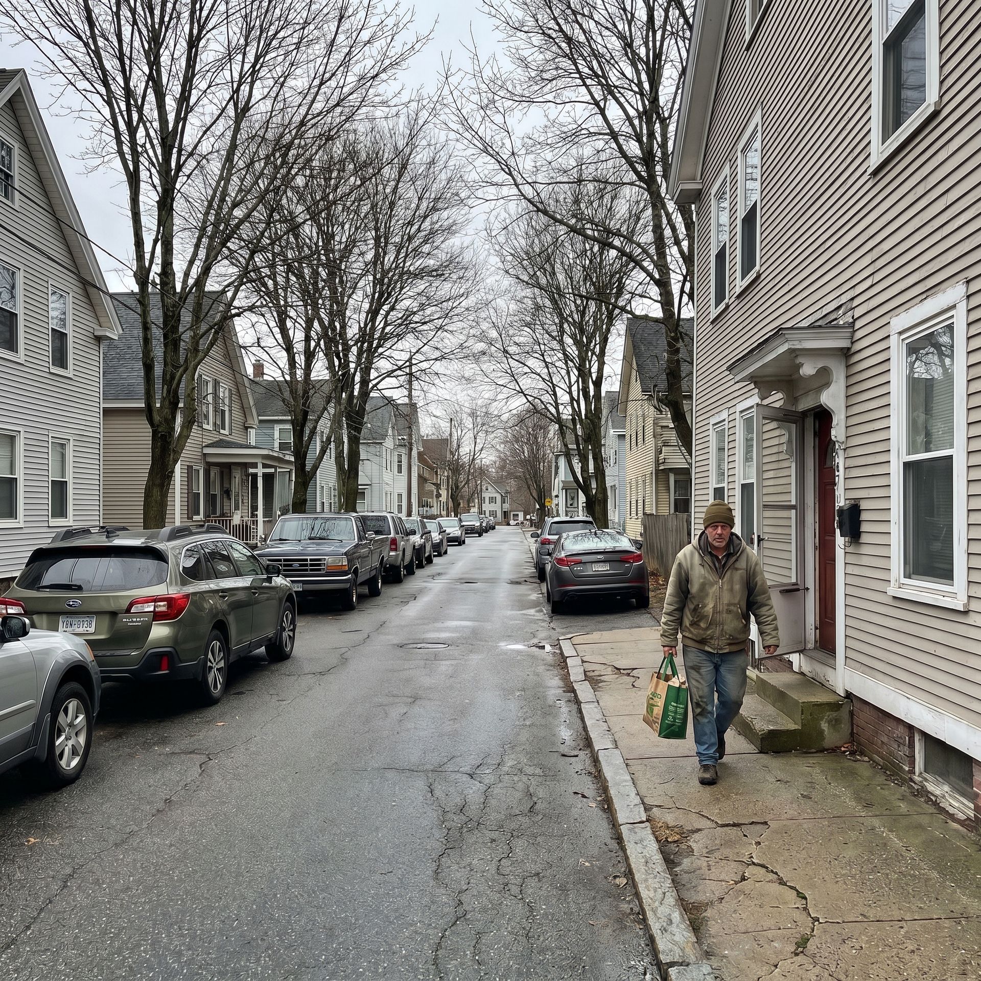 Westbrook homeowner with cars parked on crowded street Westbrook homeowner with cars parked on crowded street