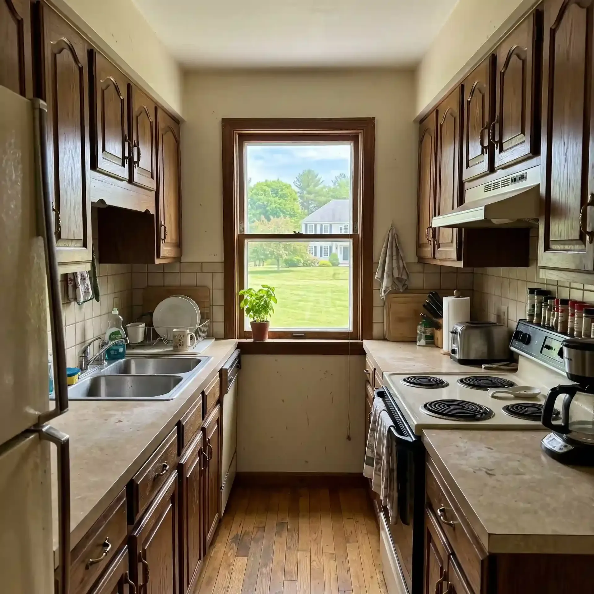 Homeowner reviewing contractor proposals Falmouth ME