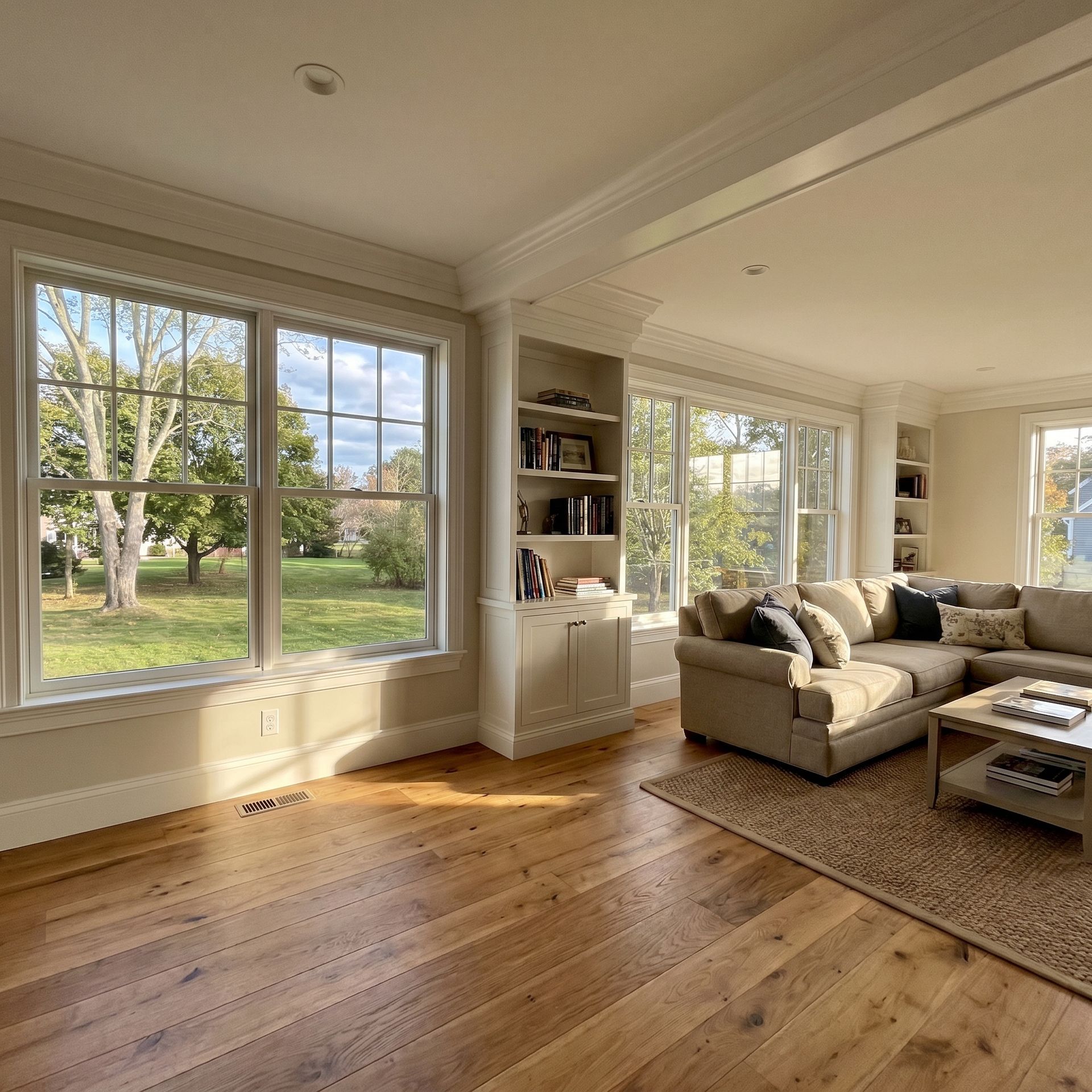 Finished home addition Falmouth ME Legacy Construction