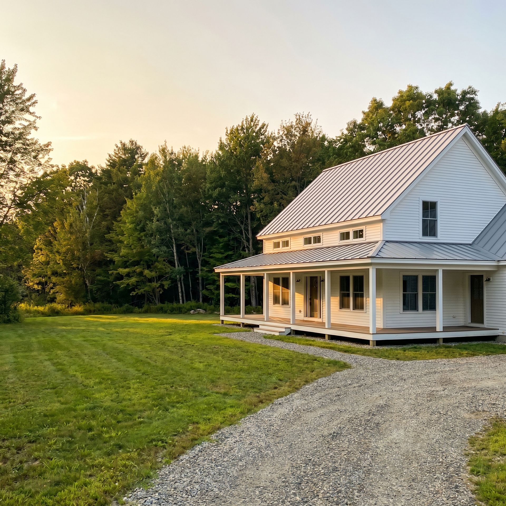 Finished custom home Hollis ME Legacy Construction Finished custom home Hollis ME Legacy Construction