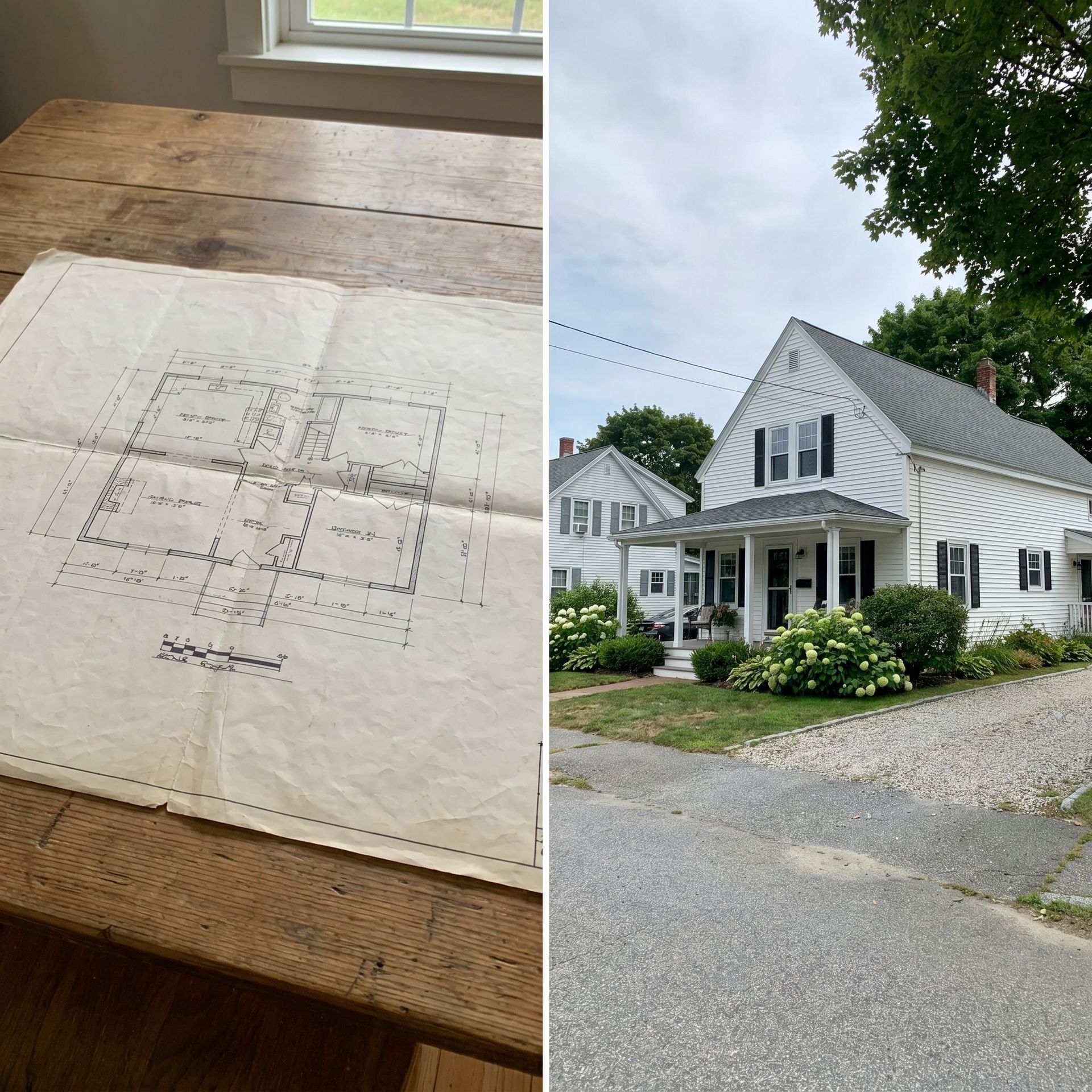 Before and after house plans to built home Biddeford ME Before and after house plans to built home Biddeford ME