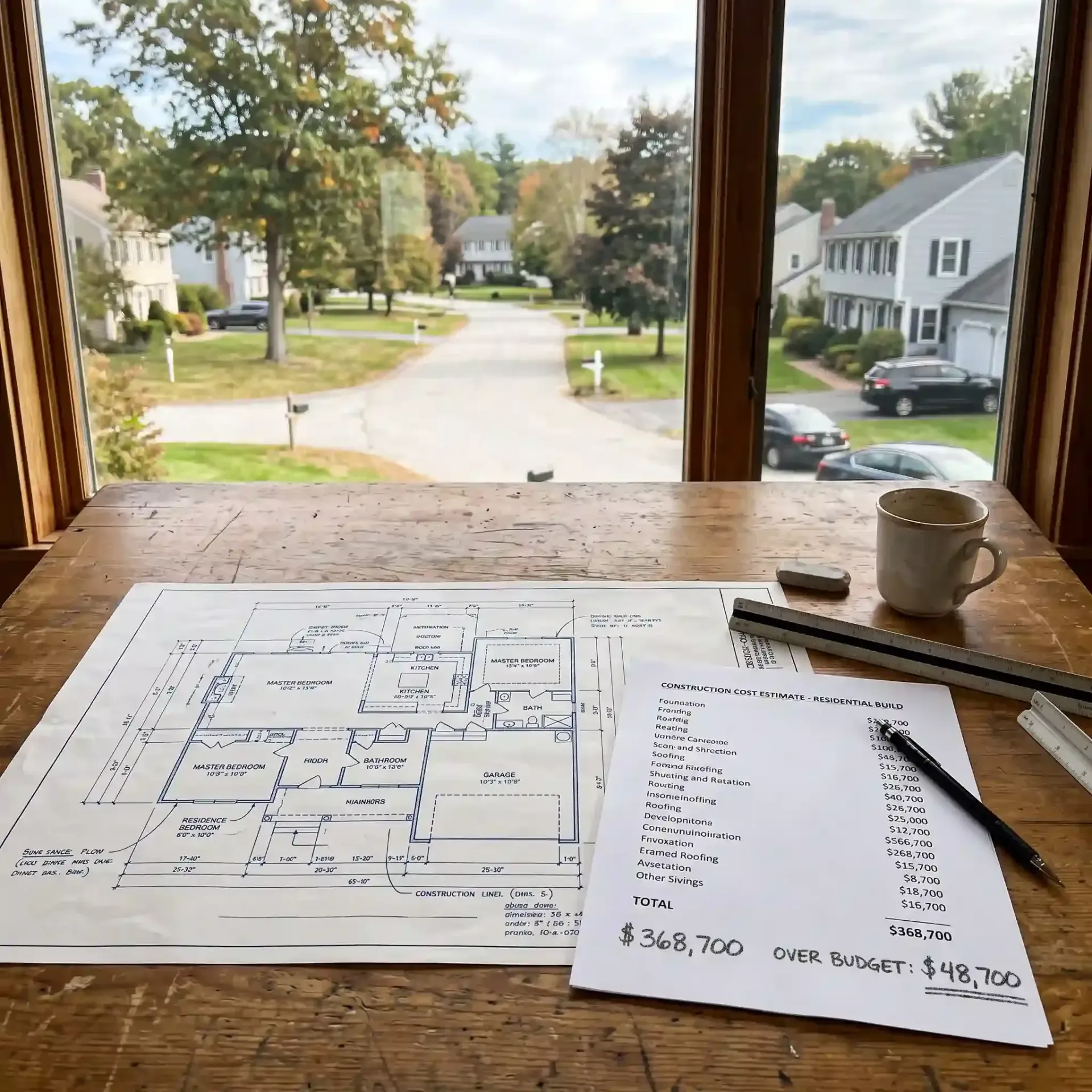 Cumberland homeowner with over-budget plans