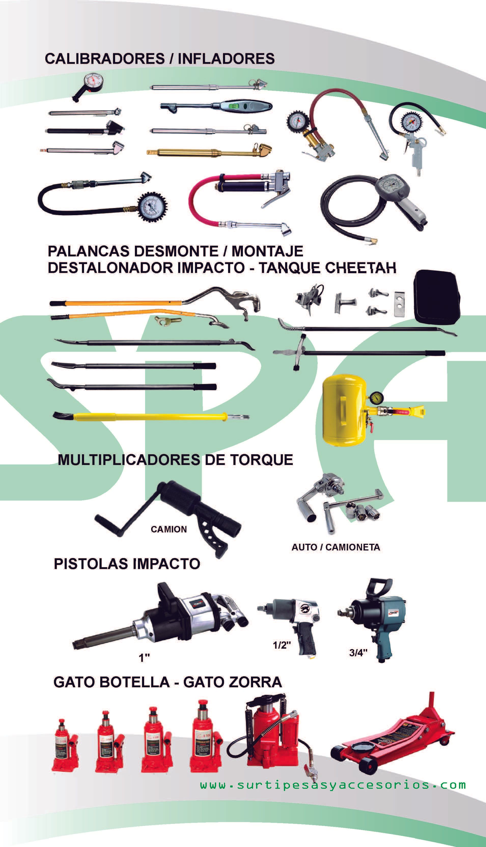 Surtipesas y Accesorios S.A.S., comercializa pesas