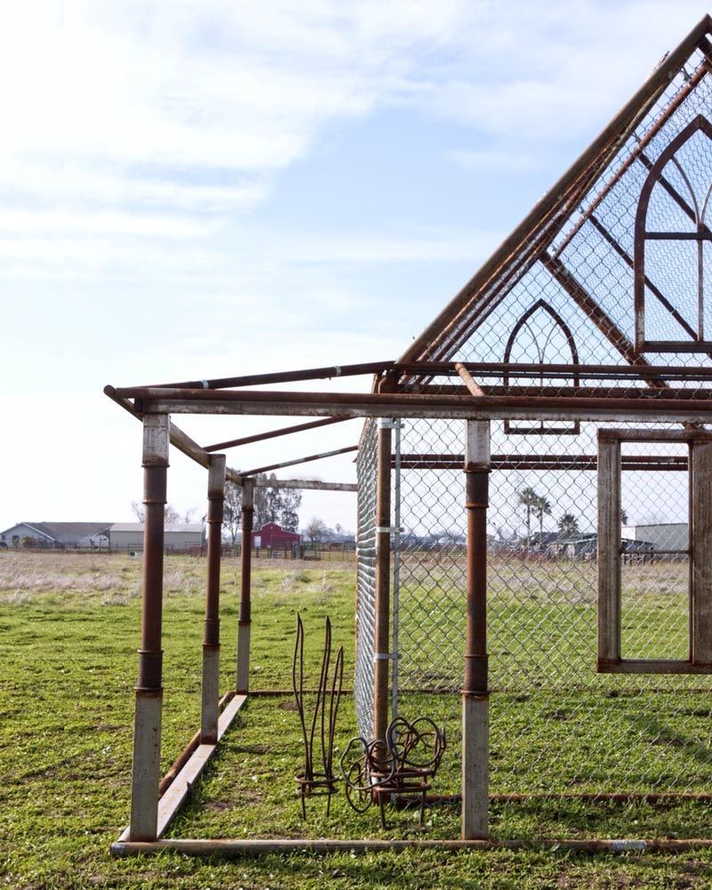 Detention Center public Art Sculpture Close-Up