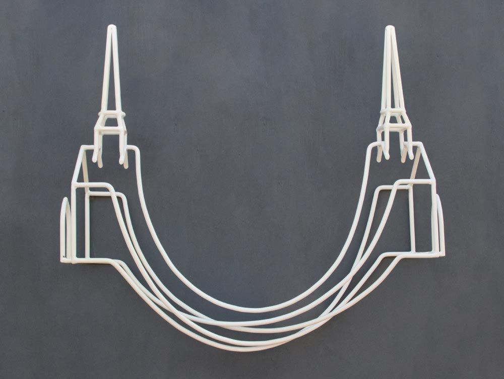 Cat's Cradle Wall Hanging Sculpture Eye Level View