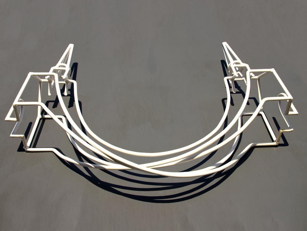Cat's Cradle Wall Hanging Sculpture Worm's-Eye View