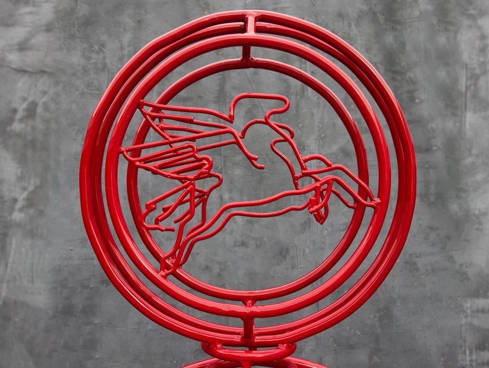 American Elegy Standing Sculpture  Front Close-Up