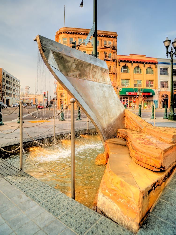 Ship Plow Public Art Sculpture